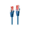Lindy RJ-45/RJ-45 Cat6 0.3m sieťový kábel Modrá 0,3 m S/FTP (S-STP) (47715)
