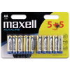 maxell Alkalická batéria sada 1,5 V, MAXELL, 10kusov
