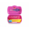 Curaprox Travel Set zubná kefka + CPS medzizubné kefky 2 ks + zubná pasta 10 ml darčeková sada, ružový