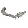 HJS downpipe 76 mm včetně katalyzátoru a OPF pro Škoda Superb III typ 3T, emisní norma Euro 6-Temp., 2.0, 140 kW (DKZA)
