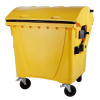 MEVA-TEC Plastový kontejner 1100 l.- žlutý