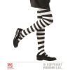 Detské pančuchy ku karnevalovým kostýmom veľ. S - biele pruhované