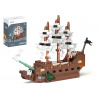 KOCO Stavebnica mini KOCO loď Bludný Holanďan plast 320ks v krabičke 11x15x6cm