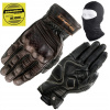 Motocyklové rukavice SHIMA AVIATOR DARK BROWN veľ. XL