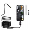 3v1 INŠPEKČNÁ ENDOSKOPOVÁ KAMERA 10M LED USB PRE TELEFÓN PC Full HD 1080p