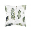 Krepová obliečka na vankúš Exotické listy Veľkosť: 40 x 40