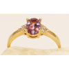 Krúžok gold 585 SKUTOČNÉ AMETYST , cubic Zirconia (Krúžok gold 585 SKUTOČNÉ AMETYST , cubic Zirconia)