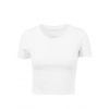 Build Your Brand Dámske tričko s výstrihom BY042 Biela Biela XL
