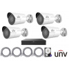 5MPx IP kamerový set UNIVIEW 4+1 (mini tubus)