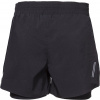 Dámské běžecké šortky 2v1 PROGRESS Carrera shorts černé Velikost: S