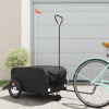 Vozík za bicykel, čierny 45 kg, železo-ForU-94073
