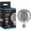 Mexen Vintis LED žiarovka filament E27, G95, 8W, Teplá - 2700K, 680 lm, dymová - L157-E27-0827-70
