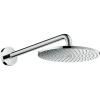 HANSGROHE Raindance S horná sprcha 1jet PowderRain, priemer 236 mm, so sprchovým ramenom 393 mm, chróm, 27607000
