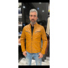 Max Original Leather Pánska kožená bunda 8066 mustard (L 46-48) - Mustard - L