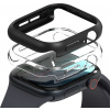 RINGKE 91059 RINGKE SLIM 2-PACK Ochranné obaly pre Apple Watch 10 46mm čierny + priehľadný