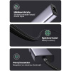 AppleMix Rozbočovač / hub UGREEN 4v1 - USB-C na 3x USB-A + LAN RJ45 Gigabit