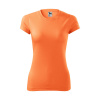 Tričko dámske MALFINI® Fantasy 140 neon mandarine veľ. L