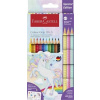 Faber Castell Grip 13 farieb trojhranné jednorožec 201542