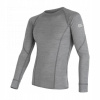Sensor Pánske tričko SENSOR Merino Active dl. rukáv sv. šedý XL