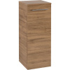 VILLEROY & BOCH Avento závesná bočná skrinka nízka, 1 dvierka, pánty vľavo, 350 x 373 x 890 mm, Oak Kansas, A89500RH