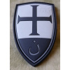 Nášivka JTG® Crusader Shield - blackops