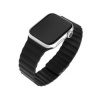 FIXED Silikonový řemínek Magnetic Strap s magnetickým zapínáním pro Apple Watch 38/40/41mm, černý