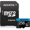 ADATA Premier microSDHC 256GB 100R/25W UHS-I Class 10 A1 V10 + Adaptér AUSDX256GUICL10A1-RA1