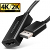 AXAGON RVD-HI20N, DisplayPort -> HDMI 2.0b redukce / adaptér, 4K/60Hz