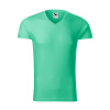 Tričko pánske MALFINI® Slim Fit V-neck 146 mätová veľ. XL