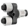 Weidmüller SAI-Y-5 AND 2M12 rozdeľovač a adaptér pre senzory - aktory, 1515140000, piny: 5, 1 ks; 1515140000