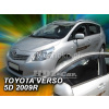 Plexi, ofuky Toyota Verso 5D, 2009 =>, přední