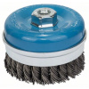 BOSCH Črepníková kefa, vrkôčiková, 100, oceľ 100 mm, 0,8 mm, M14 1608614002