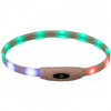 Trixie Flash USB svietiaci obojok, XS-XL: 65 cm / 16 mm, multi-color