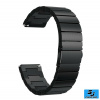 Kovový remienok (šírka 22mm) – Full Clasp čierna – Samsung Gear S3 / Watch 46mm / Huawei Watch GT / Vantage M / Vivoactive 4