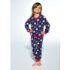 Dievčenské pyžamo Cornette Young Girl 033/168 Meadow dł/r 134-164 tmavě modrá 134-140