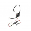 Monofónna náhlavná súprava Poly Blackwire 3215 USB-C/A + 3,5 mm jack 8X227AA