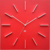 FUTURE TIME Dizajnové nástenné hodiny Future Time FT1010RD Square red 40cm
