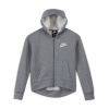 Nike Sportswear Club Fleece Big Kids' (Girls') Full-Zip Hoodie CARBON HEATHER/ 5-6 rokov