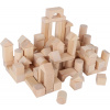 small foot Drevené kocky prírodné 100ks