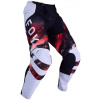 FOX nohavice FOX 180 KAIROS white/fluo red - 36