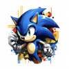 CUKROVÁ TLAČ jedlý obrázok na tortu Cukrová hmota SONIC JEŽKO FILM BAJKA + MENO