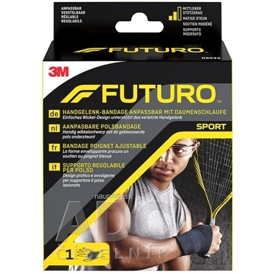 3M Health Care 3M FUTURO SPORT bandáž na zápästie stredná opora, (09033) 1x1 ks