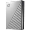 WD My Passport Ultra 4TB, MAC, strieborný WDBPMV0040BSL-WESN