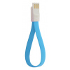 4-OK USB-MICROUSB DATA CABLE MAGNET, BLUE 20cm
