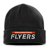 Fanatics Pánska zimná čiapka Philadelphia Flyers Authentic Pro Game & Train Cuffed Knit Black