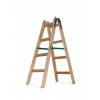 Drevený dvojdielny rebrík 2 x 4 s nosnosťou 150 kg