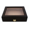 Humidor Walnut glass window /20 cig.