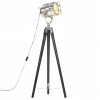 Podlahová lampa VidaXL E27 25 W čierna