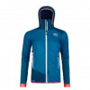 Ortovox COL BECCHEI HYBRID JACKET W mountain blue XS; Modrá bunda