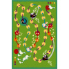 Najkoberce Agnella Funky Top Myk limetkový 133x180 cm